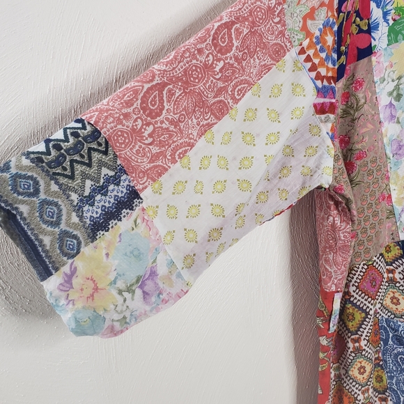 Patchwork Cottegecore Kimono - Picture 3 of 11